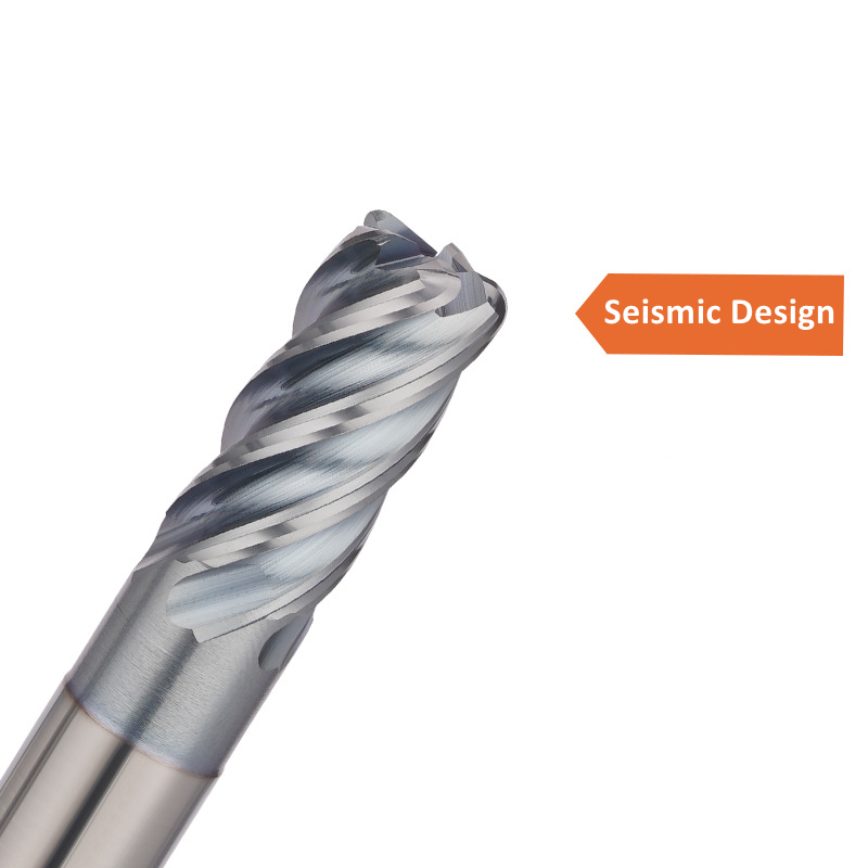 High Hardness Corner Radius Milling Cutter Round Nose End Mill For High Temperature Alloy