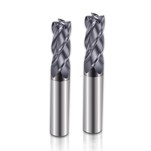 Carbide Tungsten Steel 4 Flutes Square End Mill For Stainless Steel
