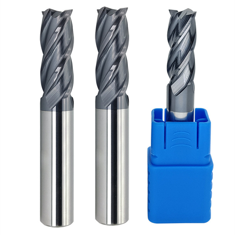 High Quality AlTiN HRC 45 End Mill Bits For Steel