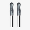 High Quality HRC45 Ball Nose 2 Flutes Carbide End Mill For Steel